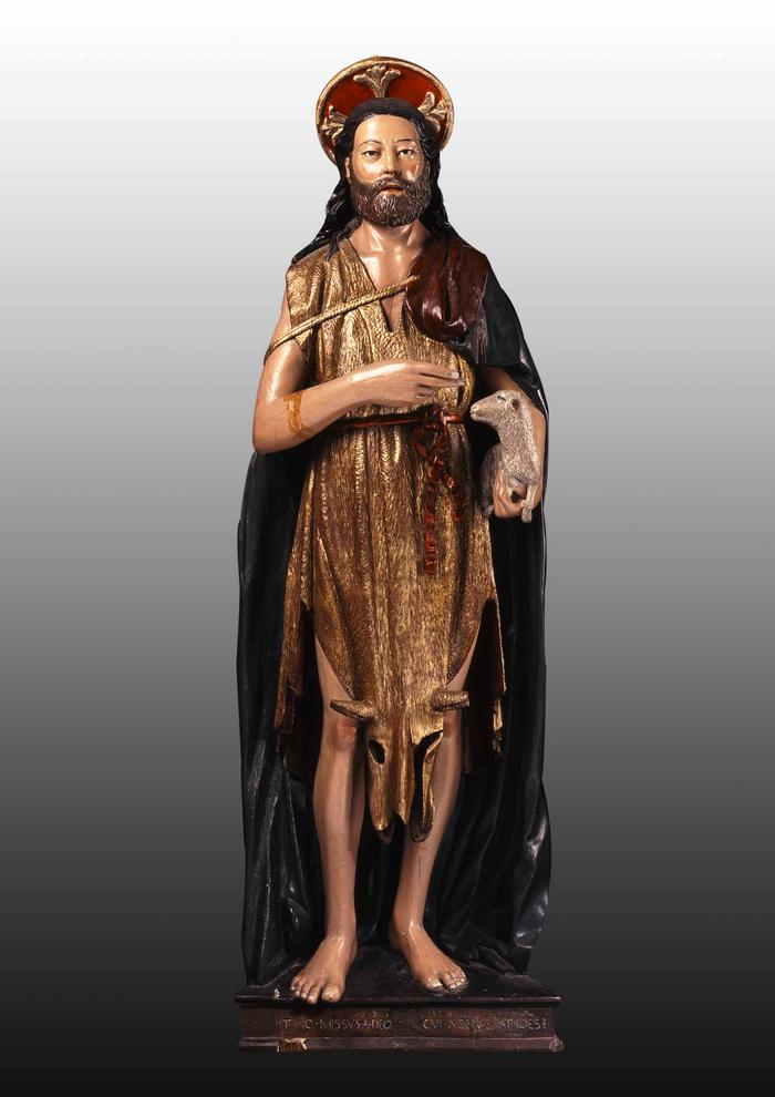 Le Précurseur. Statue de Matthieu d'Anvers,1524, église paroissiale Saint-Jean-Baptiste, Villars-sur-Var. Cliché M. Graniou