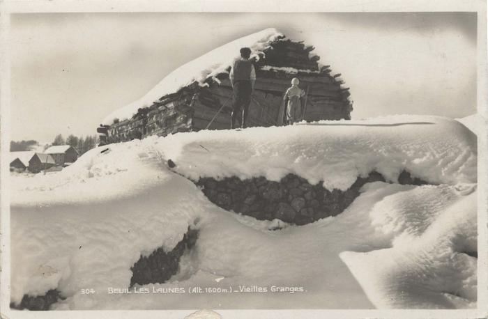 304. Beuil Les Launes (Alt 1600m) - vieilles granges -