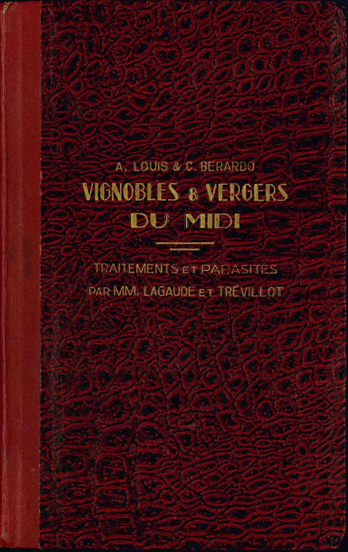 Vignobles et vergers du Midi : Traitements et parasites (BIB-1800166)