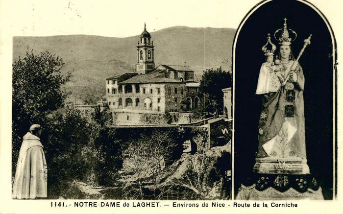 1141. NOTRE-DAME de LAGHET - Environs de Nice- Route de la Corniche