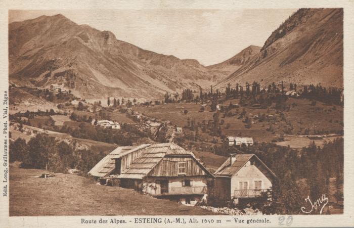 Route des Alpes - Esteing (A.-M.), Alt 1650 m - vue générale