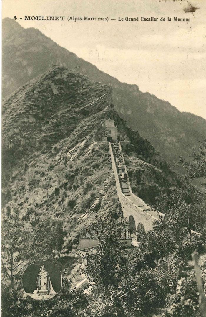 4 - Moulinet (Alpes-Maritimes) - Le Grand Escalier de la Menour
