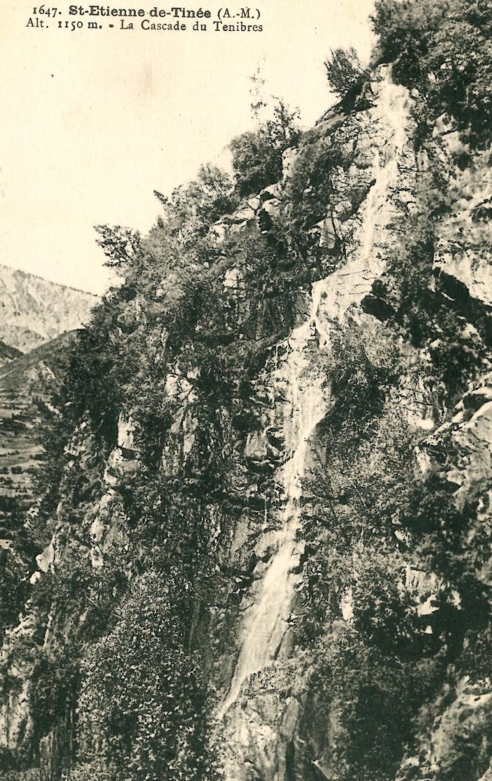 1647. St-Etienne-de-Tinée (A.M.) Alt. 1150 m. - La Cascade de Ténibres