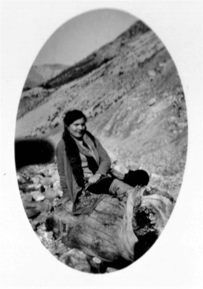 [Portrait d'une jeune femme, Barels.]