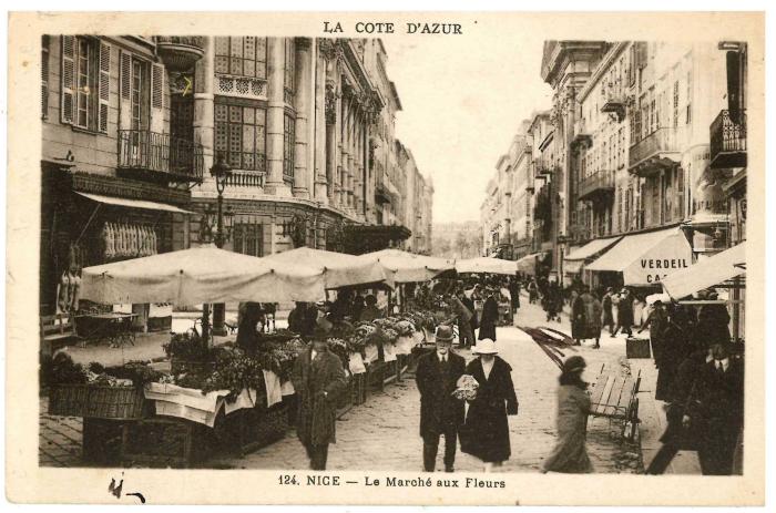LA COTE d'AZUR 124. NICE - Le Marché aux Fleurs