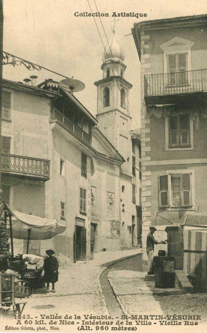 1243. Vallée de la Vésubie. St-MARTIN-VESUBIE A 60 kil. de Nice - Intérieur de la Ville - Vieille Rue (Alt.960 mètres)