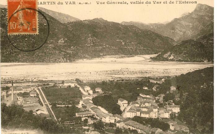 ST-MARTIN du Var -A.-M.) Vue Générale, vallée du Var et de l'Esteron