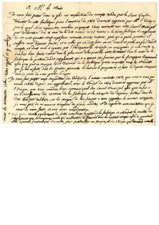 [Lettre à monsieur le maire de Rigaud]
[Lettre du maire de Rigaud au recteur de la succursale de Rigaud]