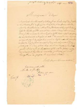[Demande de dispense de mariage pour Jean-Louis Astier et Marie Rose Champossin]