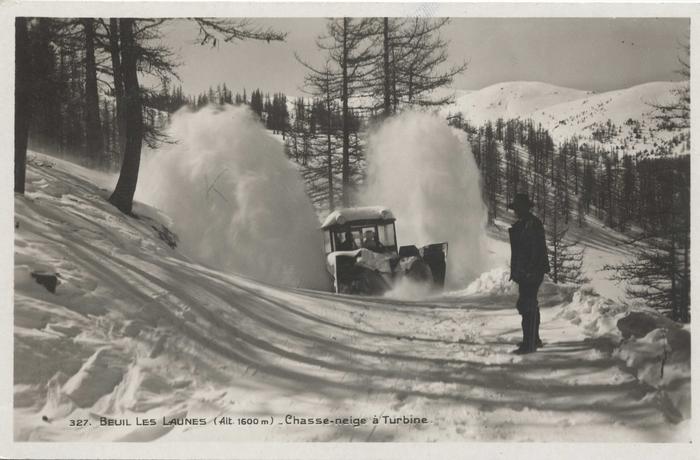327. Beuil-les-Launes (alt. 1600m) Chasse neige à Turbine