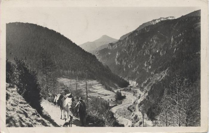 Vue panoramique - l'hiver à Beuil (Alt 1453 m) -(A.M.)