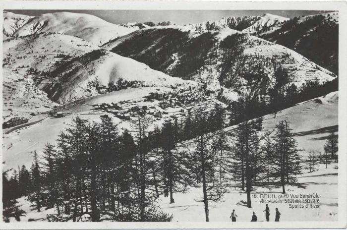 18. Beuil (A.-M.)  alt. 1436m - station estivale - sport d'hiver - vue générale
