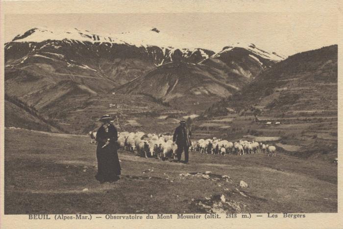 Beuil (A.-M.) - Observatoire du Mont Mounier (2818m) - les bergers
