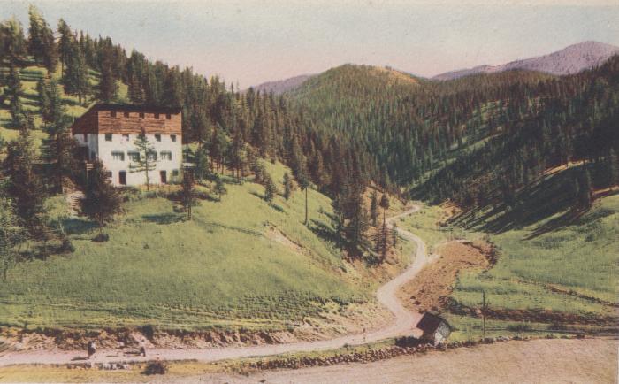 6406 -Les Alpes-Maritimes - Chalet-refuge du Ski-club de Nice et vallée entre les launes et Valberg