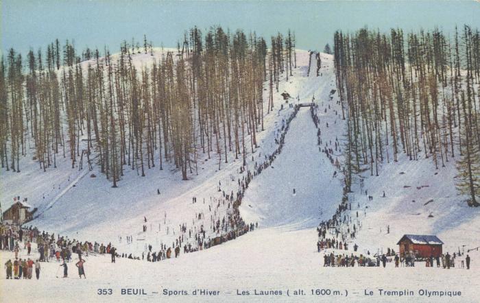 353. Beuil - Sports d'hiver -Les Launes (alt. 1600m) - Le tremplin olympique