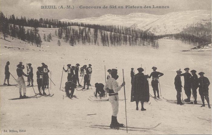 Beuil (A.-M.) - concours de ski au plateau des Launes