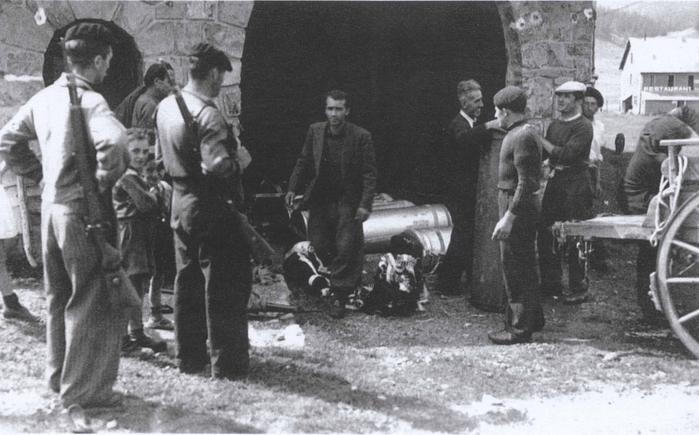 Beuil, parachutages d'armes, été 1944.