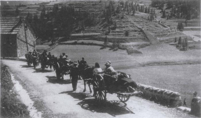 Beuil, parachutages d'armes, été 1944.