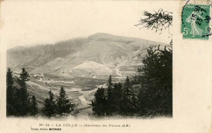 n°14 - LA COLLE - Hameau de Péone (A.M.) 