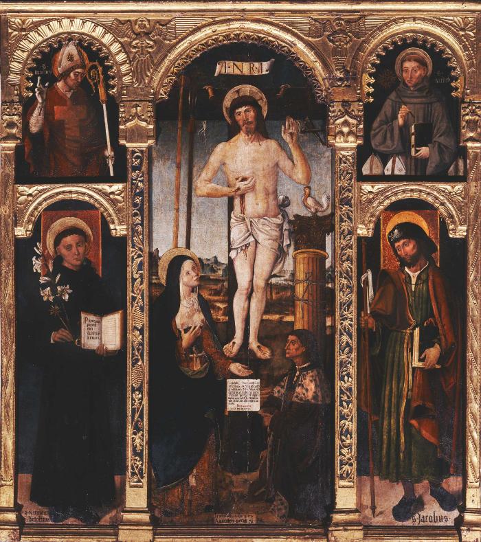 retable Notre Dame du Bon Secours - Puget-Théniers - église Paroissiale ND de l'Assomption - 29 juillet 1525