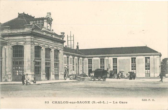 Chalon-sur-Saône (S. et L.) - La gare