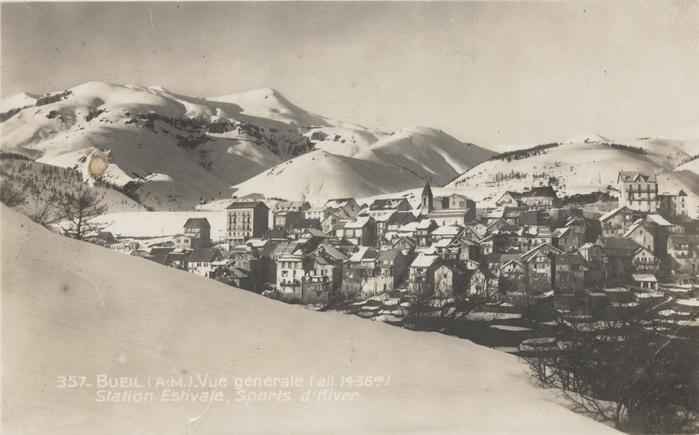 357. Beuil - vue générale (Alt. 1436m) station estivale, sport d'hiver