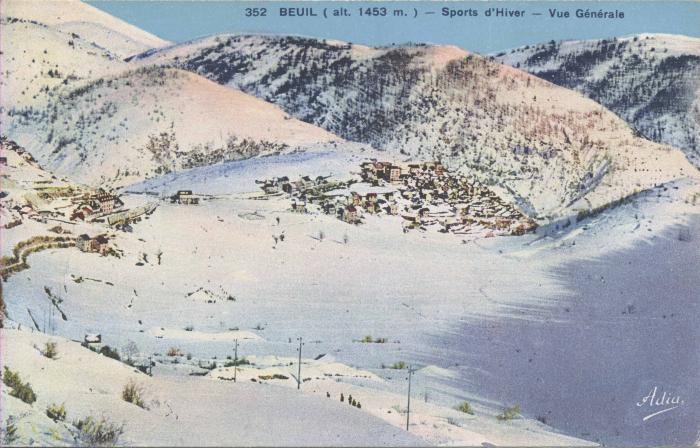 352. Beuil (alt. 1453 m) (A.-M.) - Sports d'hiver  vue générale